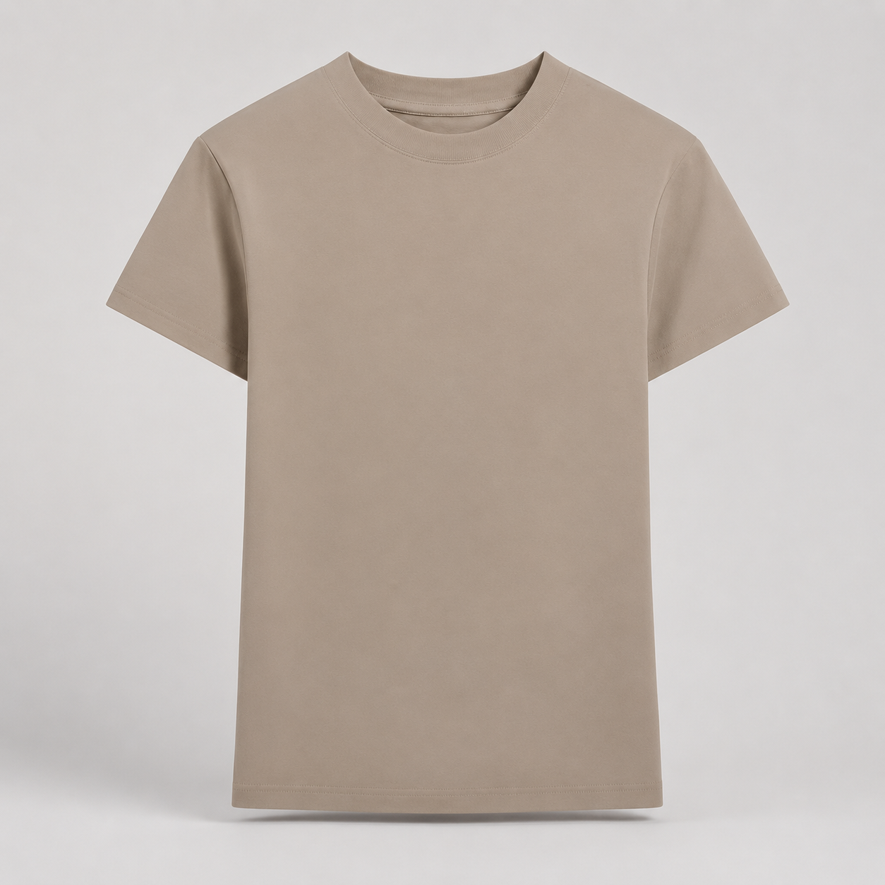 Oversized Cotton Crew Neck T-Shirt