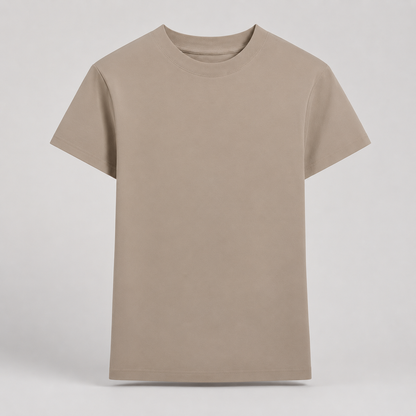 Oversized Cotton Crew Neck T-Shirt