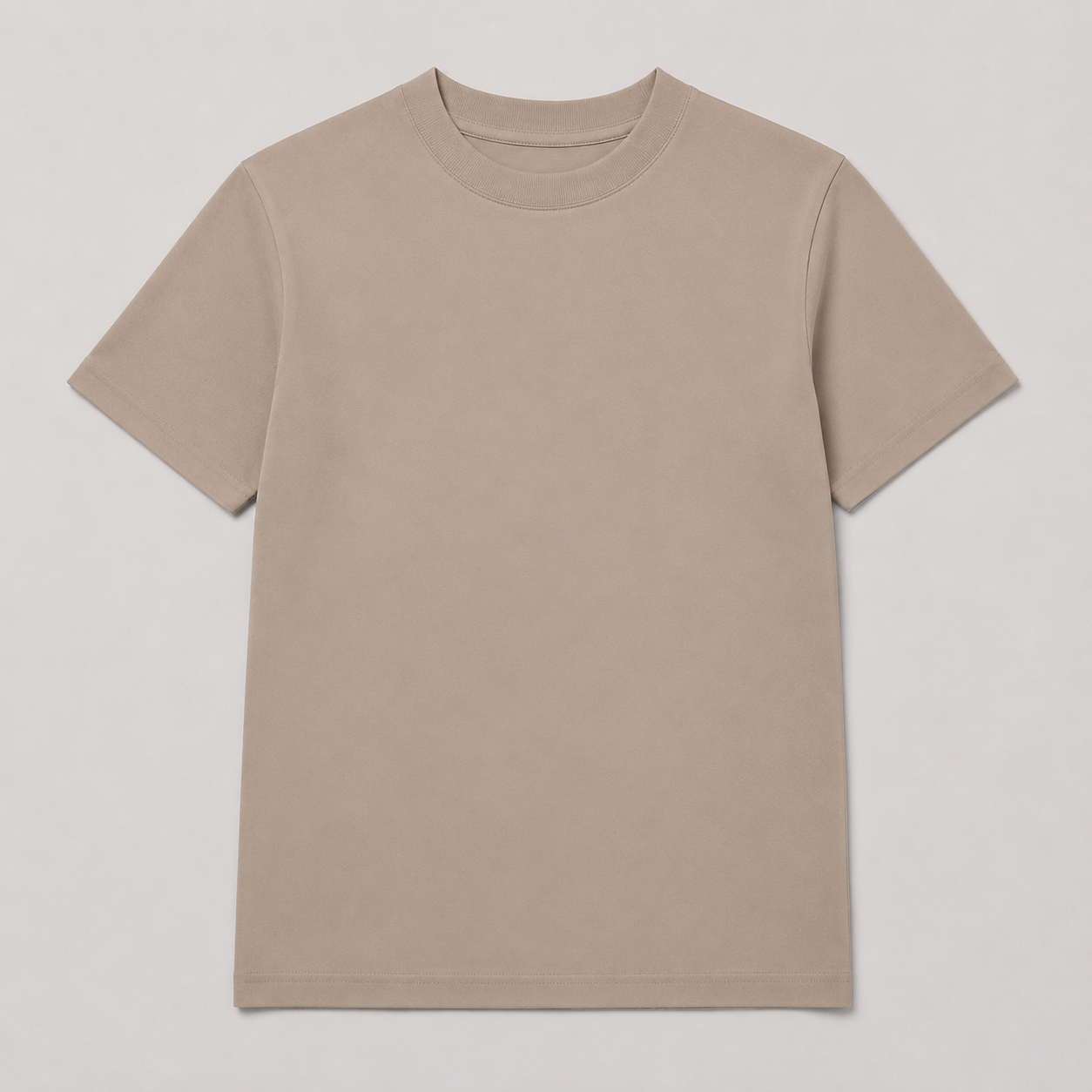 Oversized Cotton Crew Neck T-Shirt