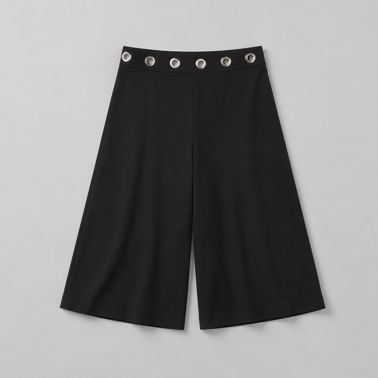 Wide-Leg Casual Trousers