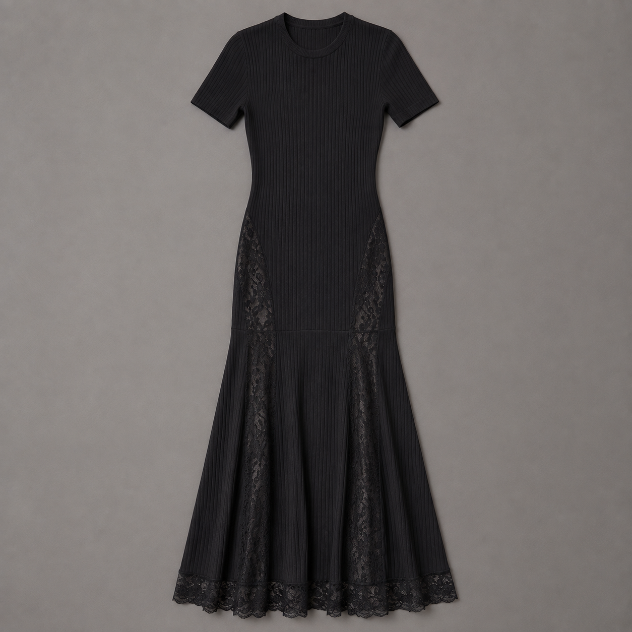 Ribbed Knit Maxi Dress